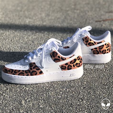 nike air force leopard beige|air force 1 sneaker gold.